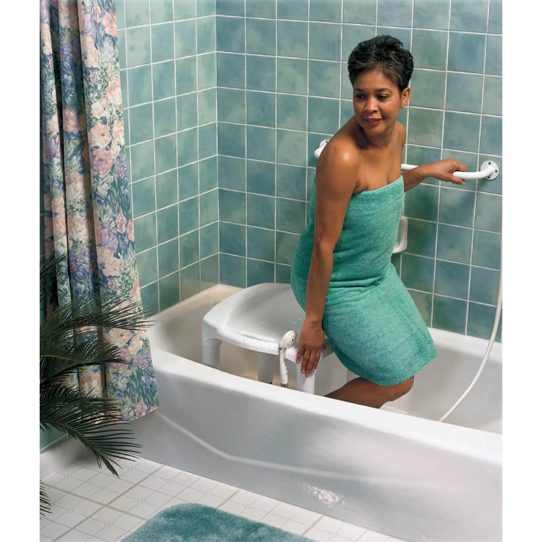 Carex Universal Bath Seat without Back Heavy Duty 400 lb FGB67000 By Compass Health - Image 3