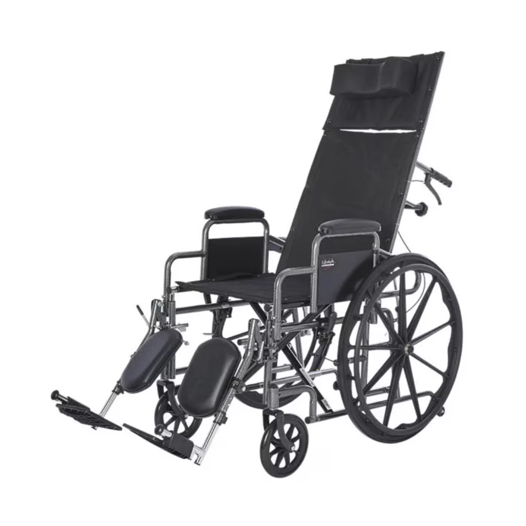 Deluxe Reclining Desk Arm Wheelchair L9016 By Rhythm Healthcare - Image 7