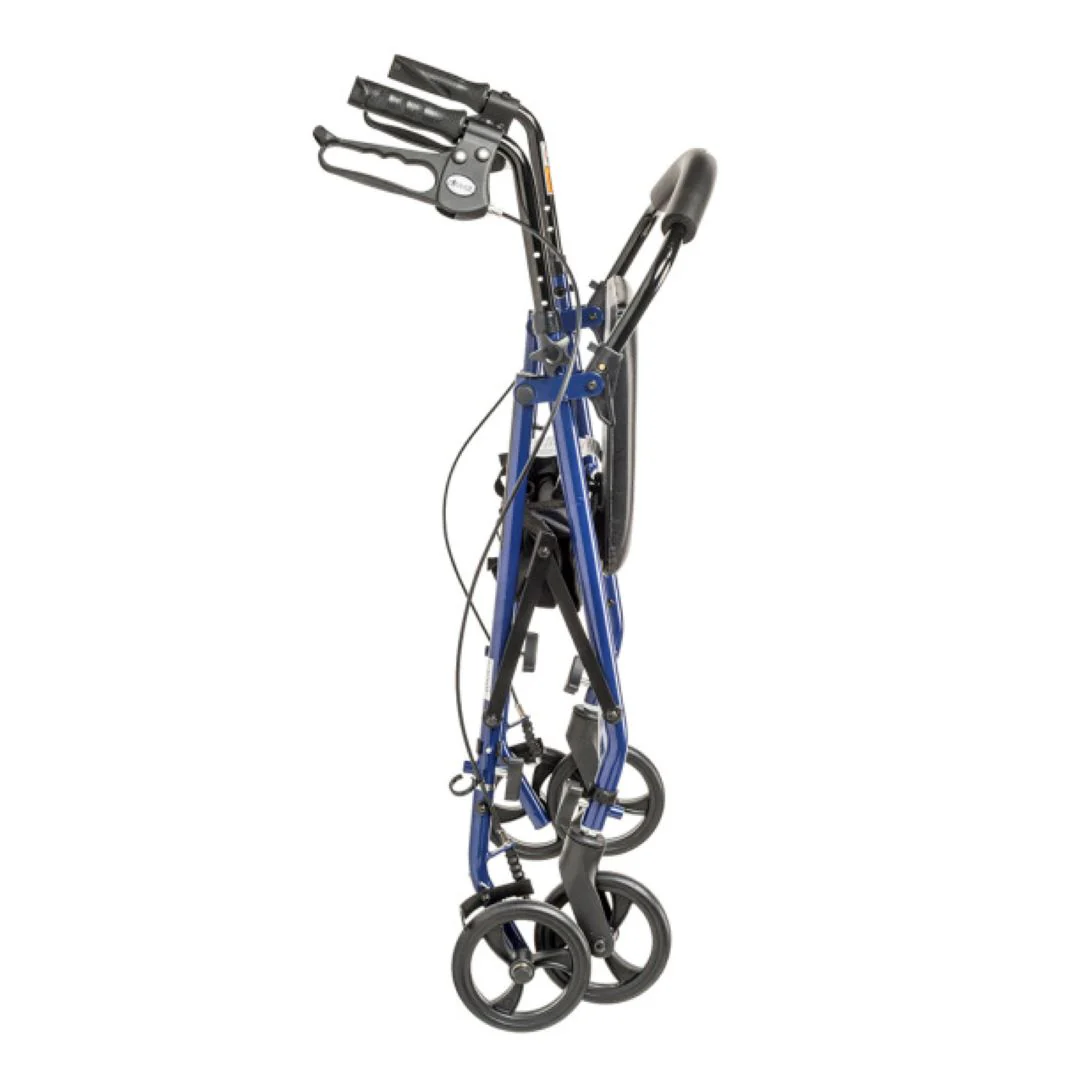 Drive Rollator Steel Frame with 6 Wheels Knockdown R800KD-BL - Image 4