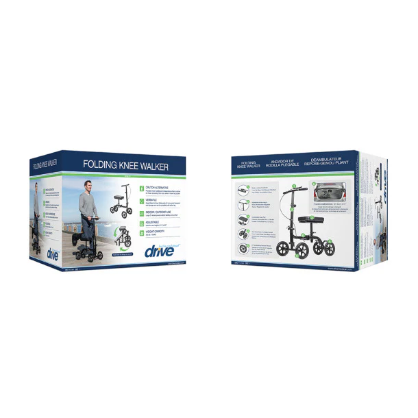 Economy Folding Knee Walker RTL799 By Drive Medical - Image 11