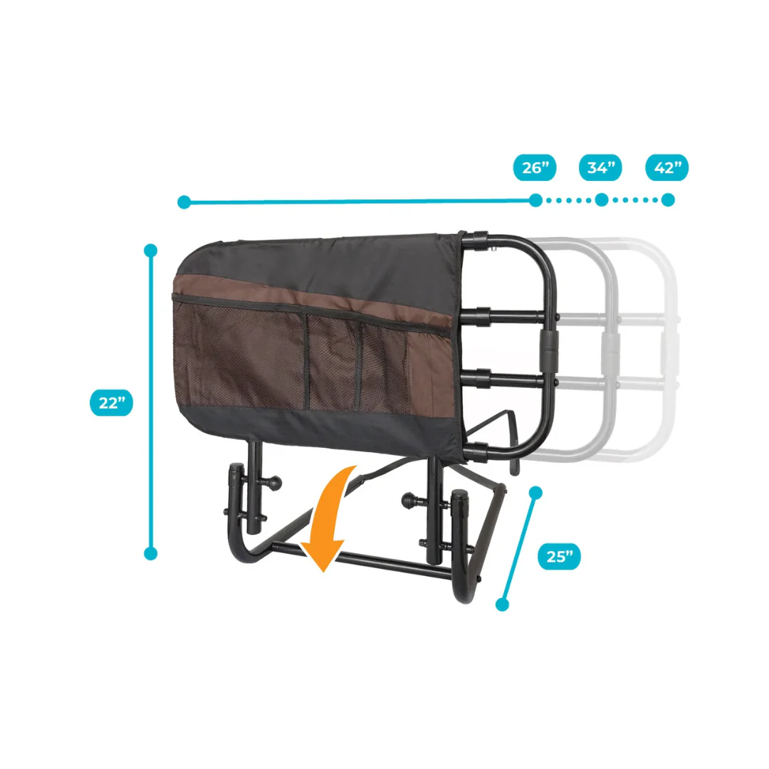 EZ Adjust Bed Rail Support (8000) By Stander - Image 7