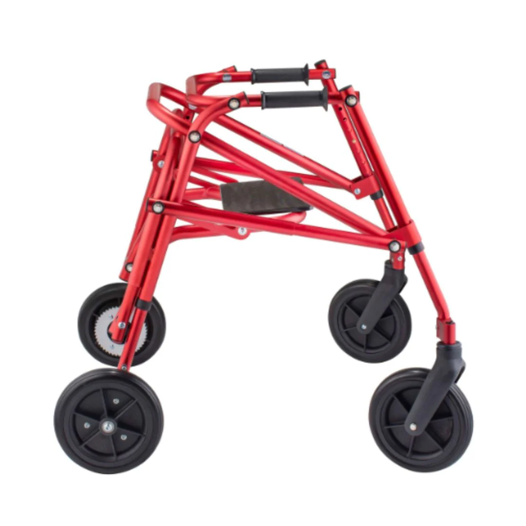 Klip 4-Wheel Posterior Gait Trainer with Flip Up Seat & 8-outdoor wheel (KP518-28-38-48) By Circle Specialty - Image 5