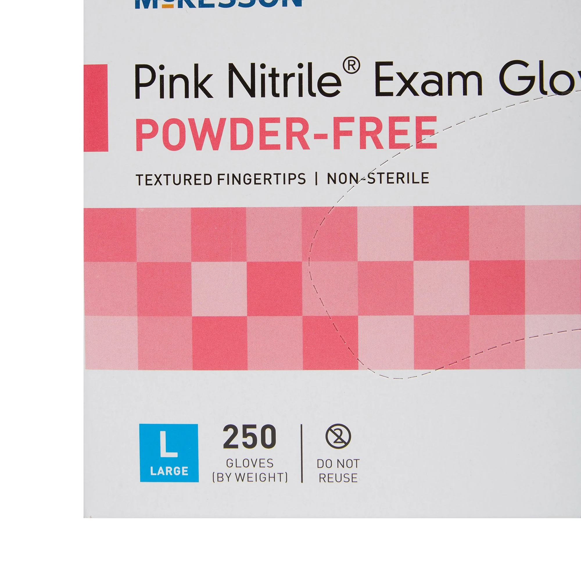 McKesson Pink Nitrile Disposable Nitrile Exam Glove Standard Cuff Length - Image 7