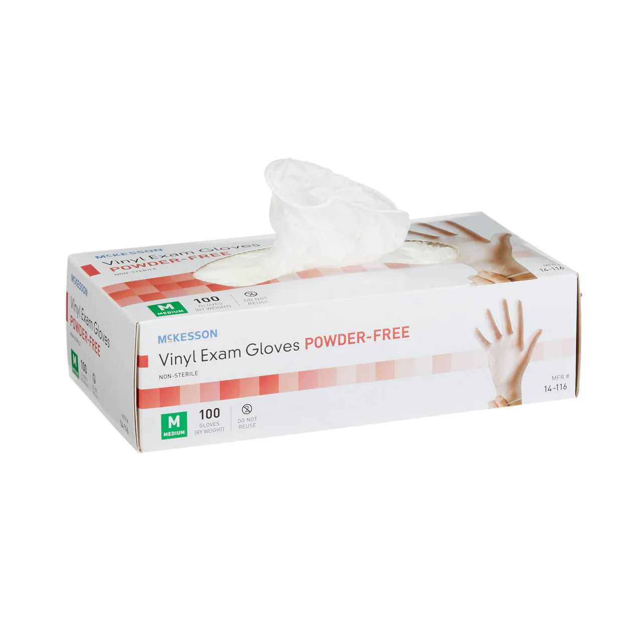 McKesson Stretch Vinyl Exam Gloves Non-Sterile Powder-Free - Image 6