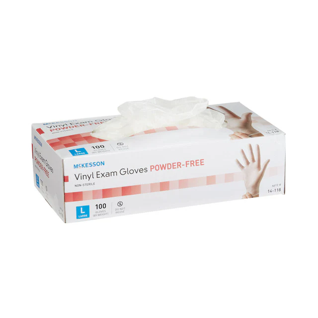 McKesson Stretch Vinyl Exam Gloves Non-Sterile Powder-Free - Image 7