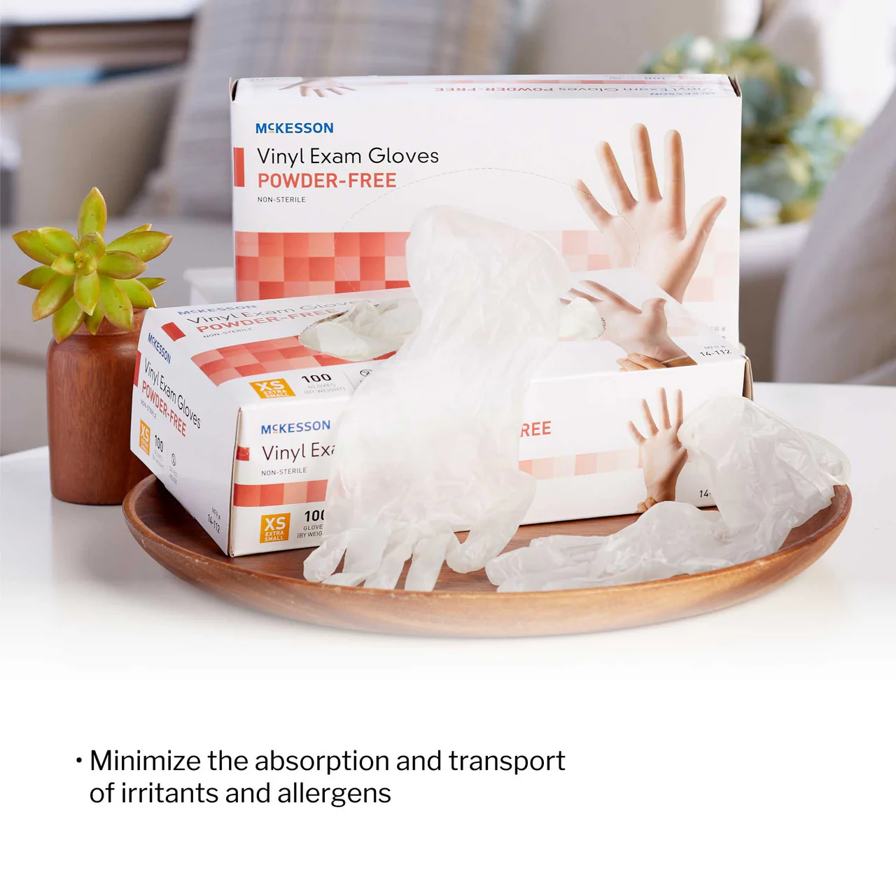 McKesson Stretch Vinyl Exam Gloves Non-Sterile Powder-Free - Image 8