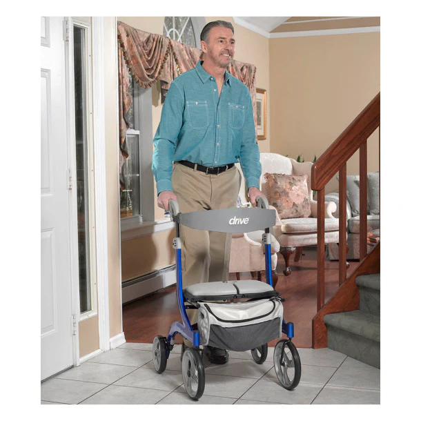 Nitro DLX Euro Style Rollator RTL10266BL-HS By Drive Medical - Image 5