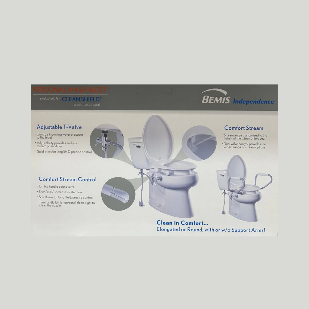 Personal Bidet Wash for Assurance with Clean Shield (A06303TWA 000) By Bemis - Image 4