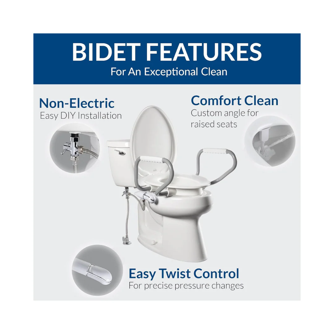 Personal Bidet Wash for Assurance with Clean Shield (A06303TWA 000) By Bemis - Image 6