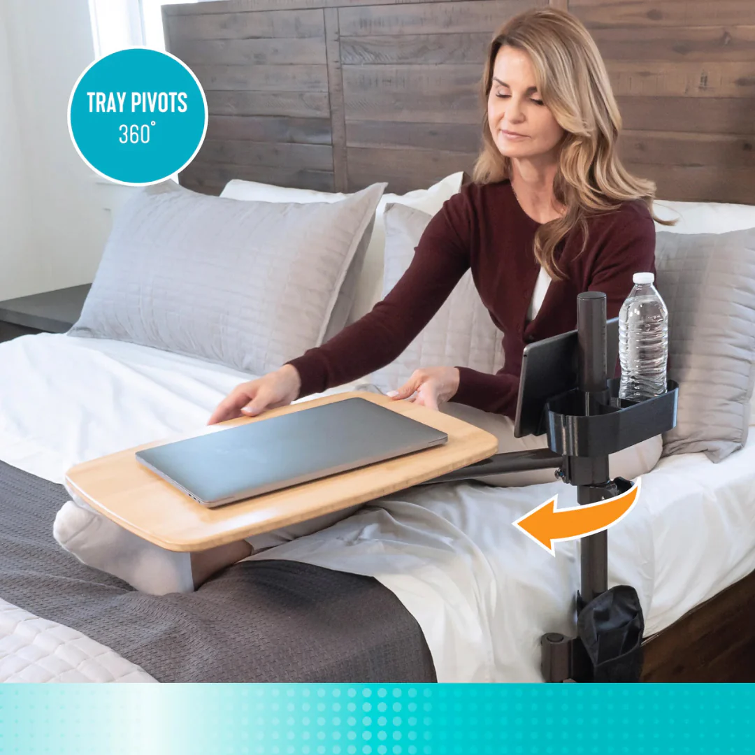 Stander EZ Swivel Overbed Table 6000 with 360° Pivot Tray by Stander - Image 3