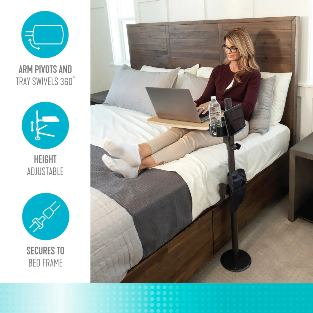 Stander EZ Swivel Overbed Table 6000 with 360° Pivot Tray by Stander - Image 4