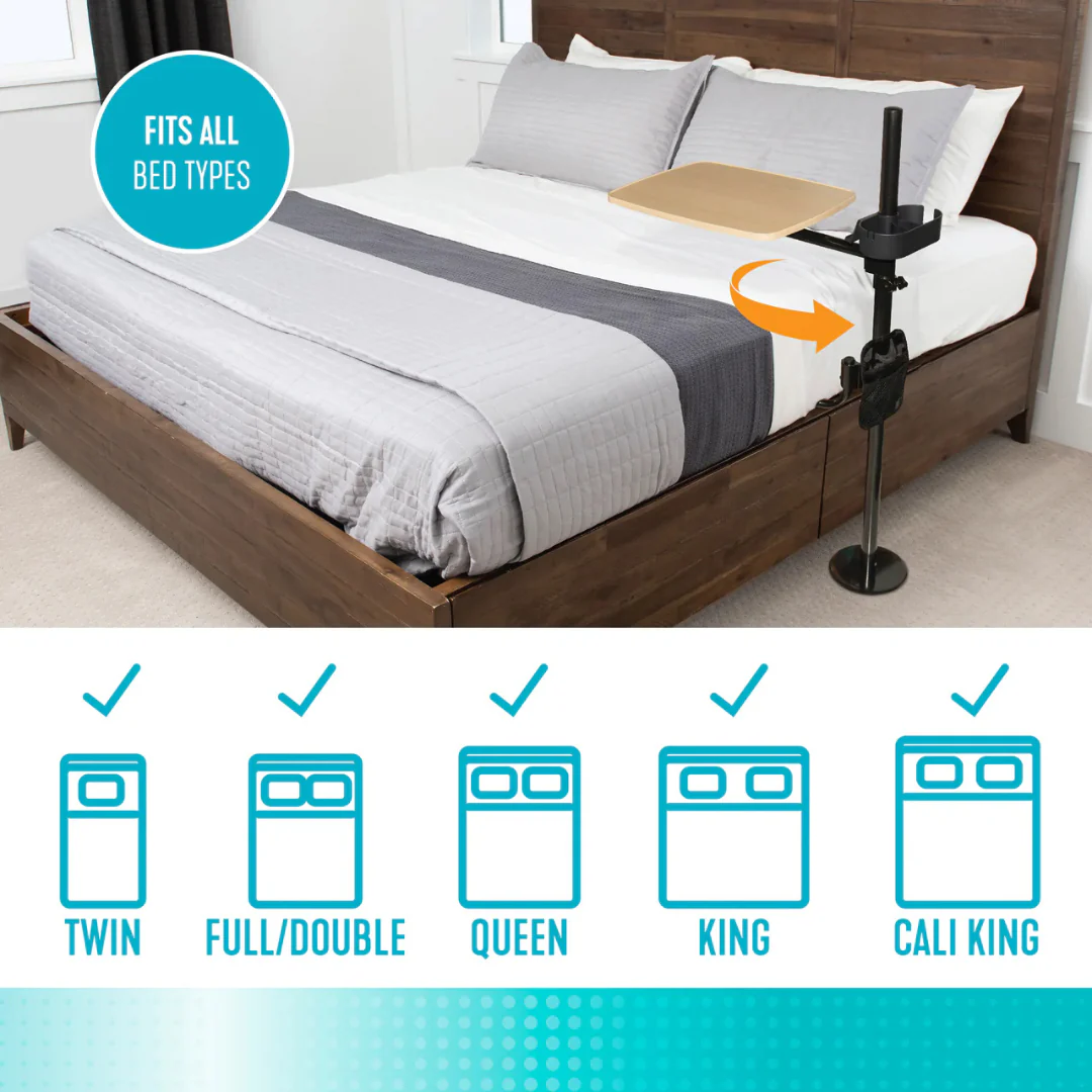 Stander EZ Swivel Overbed Table 6000 with 360° Pivot Tray by Stander - Image 7
