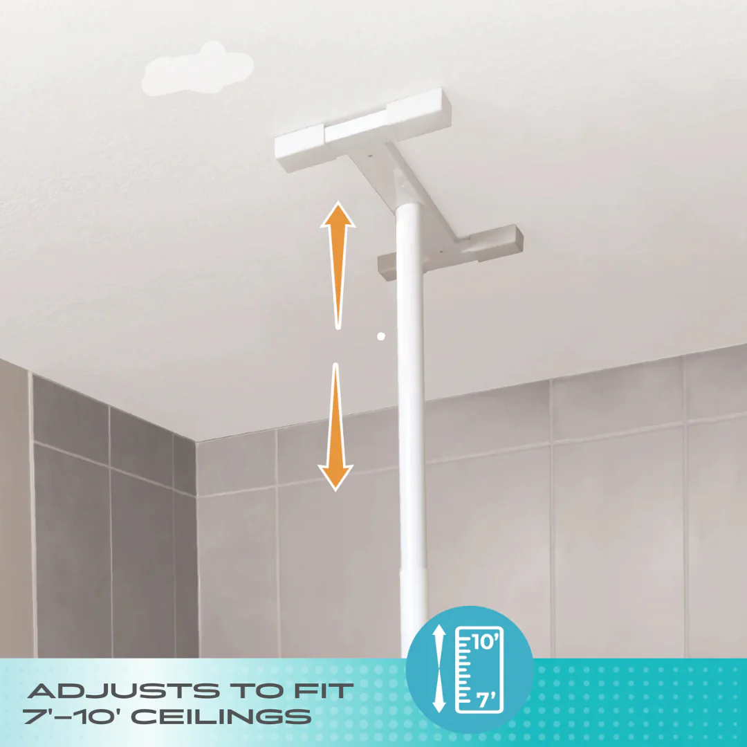Stander Wonder Pole Slim Floor to Ceiling Safety Support Pole 1150W By Stander - Image 9