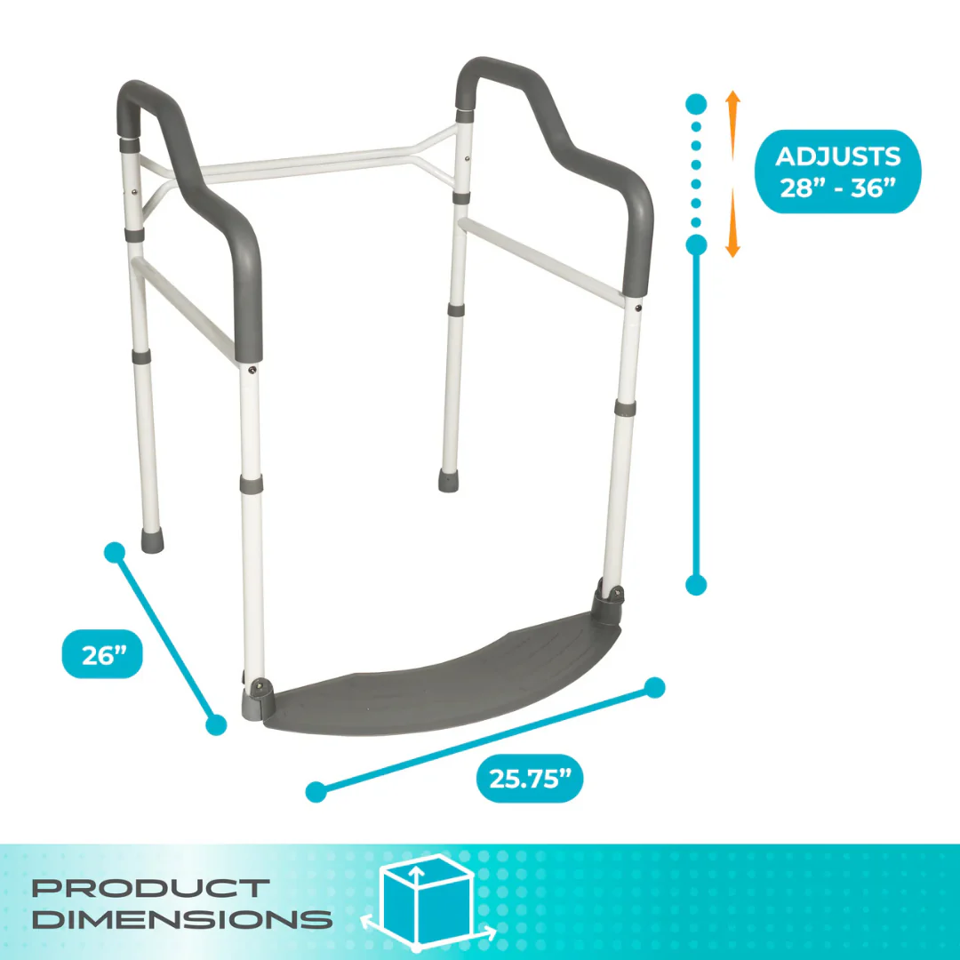Stander Wonder Toilet Safety Rails with Foldable Support Handles 2320 By Stander - Image 9