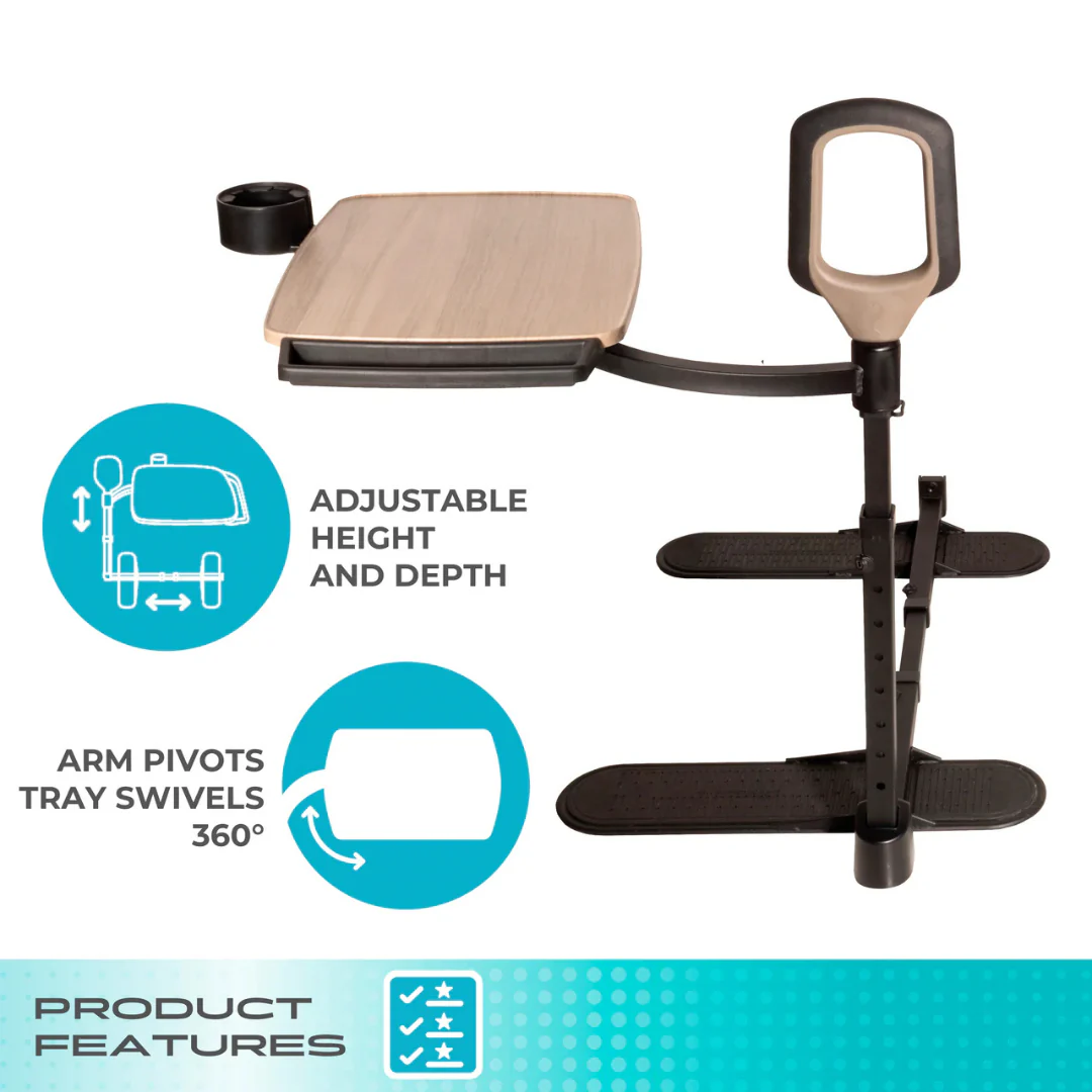 Stander Wonder Tray Premium 7630 by Stander Tray Table with Support Handle - Image 5