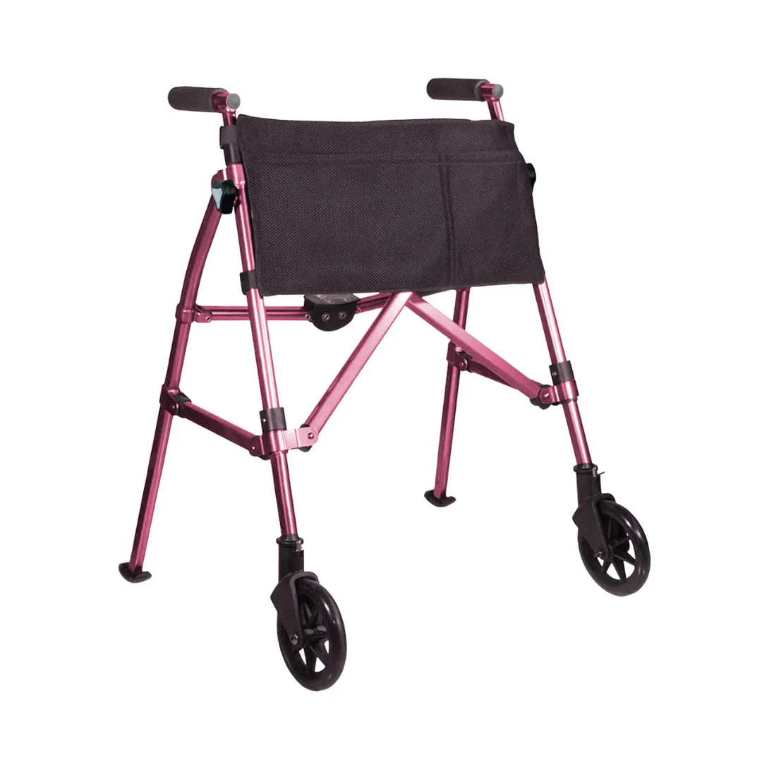 Stander Wonder Walker Plus 4300-BW Ultra Compact Folding Walker with Wheels & Basket By Stander - Image 5