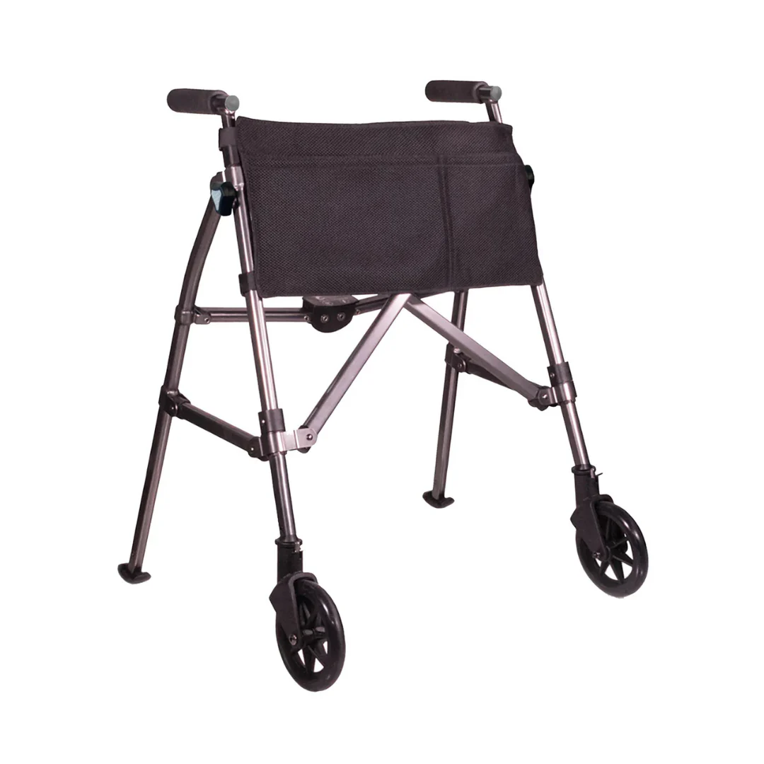 Stander Wonder Walker Plus 4300-BW Ultra Compact Folding Walker with Wheels & Basket By Stander - Image 9