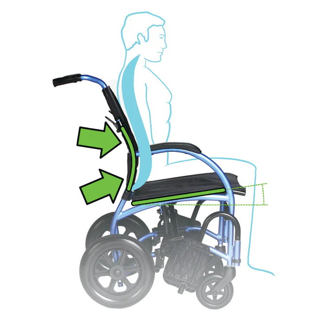 STRONGBACK 12AB Transport Wheelchair 1003AB Comfortable and Versatile - Image 3