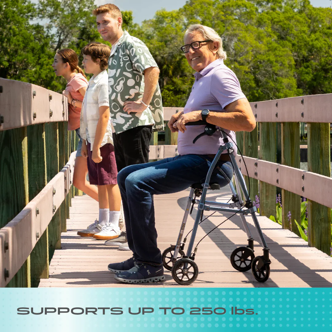 Travel Rollator Walker – Wonder Rollator Plus Elite 4350 by Stander - Image 4