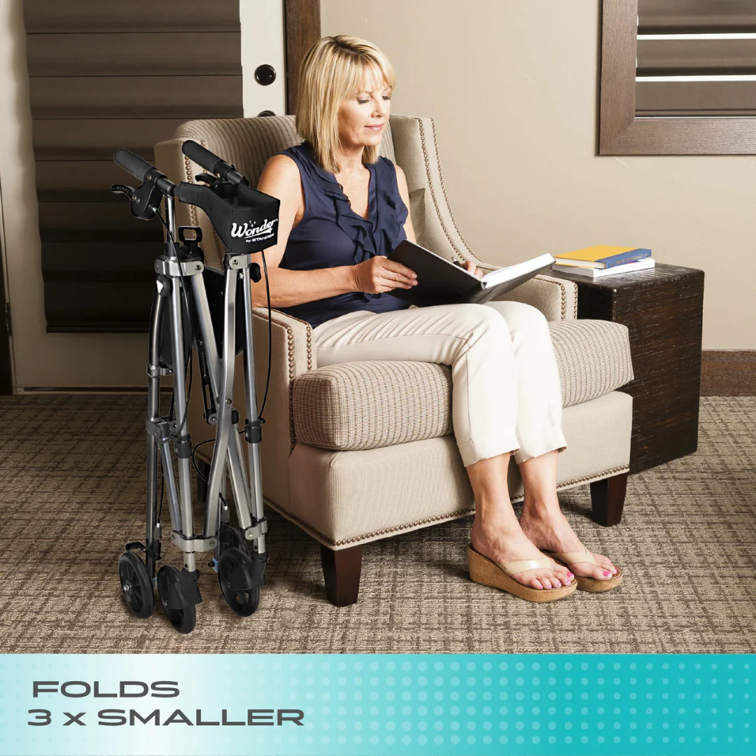 Travel Rollator Walker – Wonder Rollator Plus Elite 4350 by Stander - Image 8