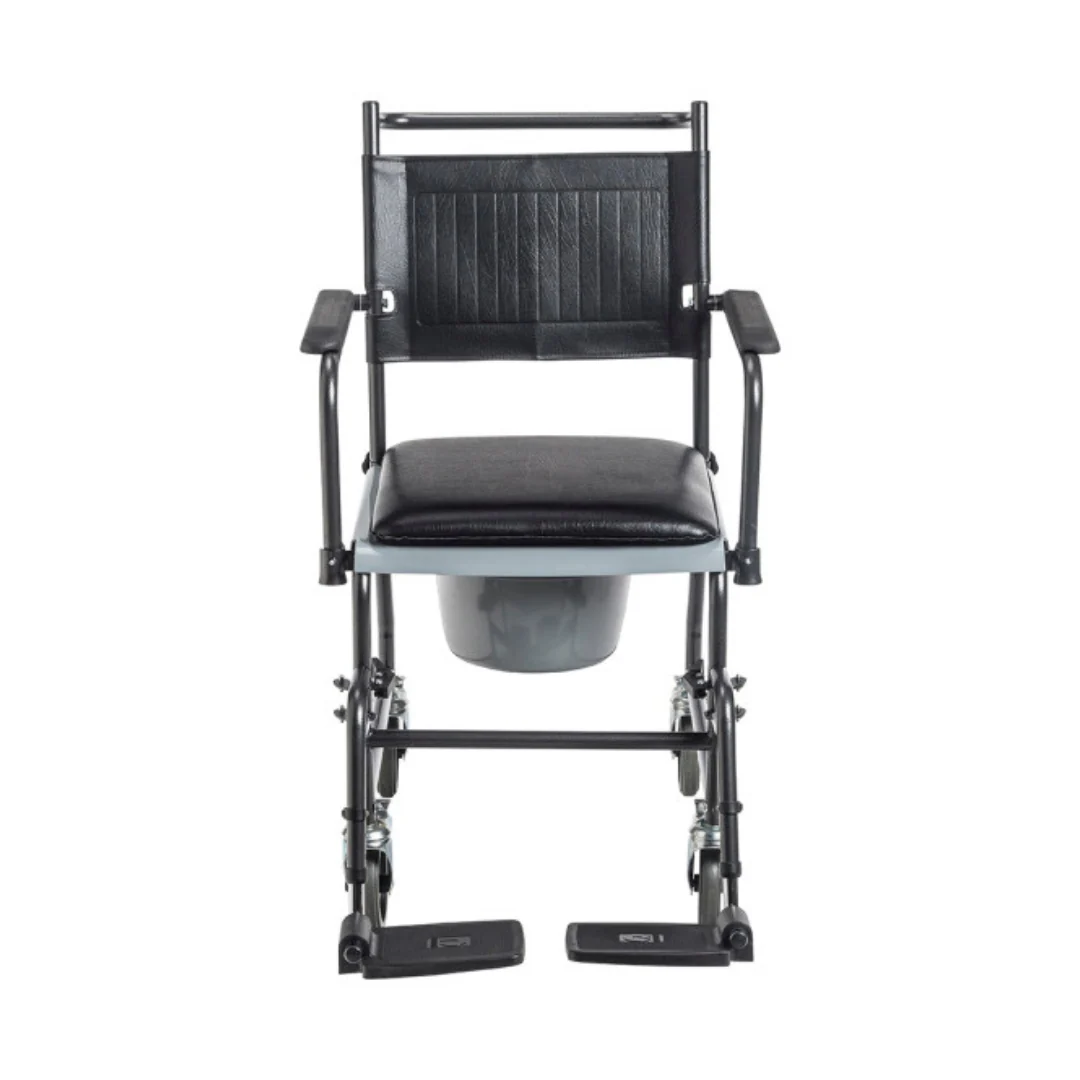 Upholstered Drop Arm Wheeled Commode 11120SV1F By Drive - Image 8