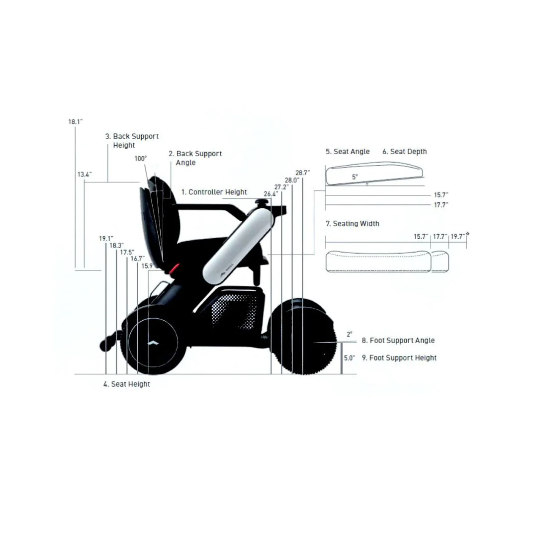 WHILL Model C2 Smart Power Chair By Whill - Image 14