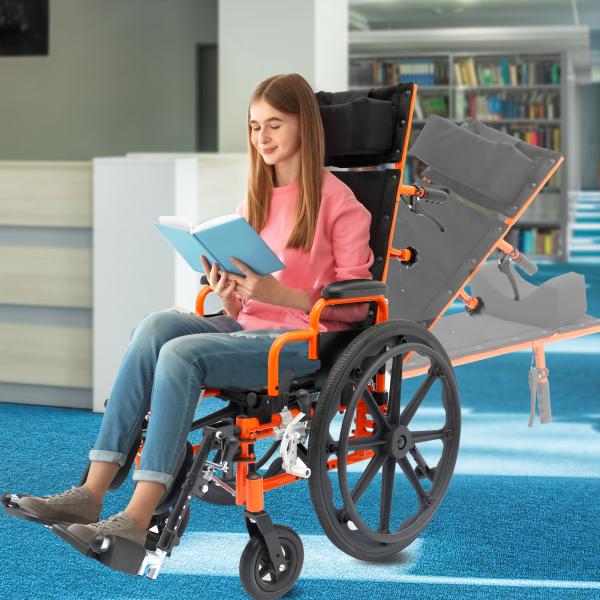 Ziggo Pro Reclining Wheelchair (ZREC1200-1400) By Circle Specialty - Image 4