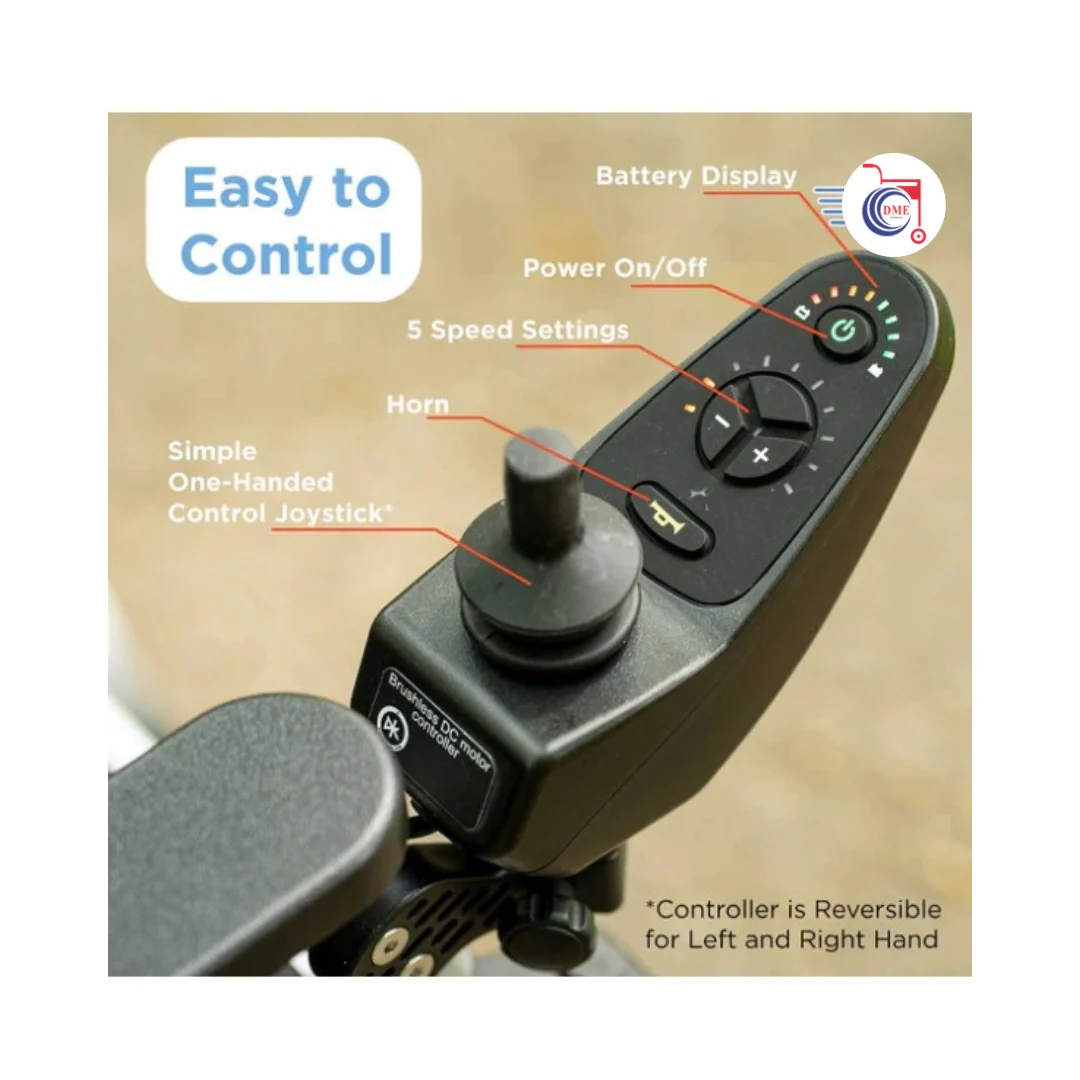 Zoomer Electric Power Mobility Folding Chair 9017 By Journey Health & Lifestyle - Image 15